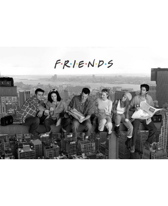 Friends - Lunch on a Skyscraper BW