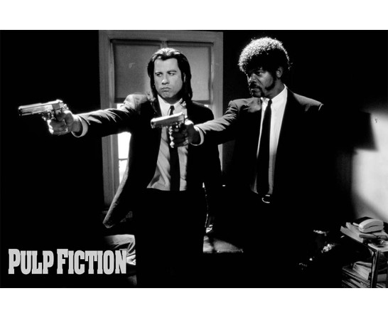 Pulp Fiction (Vincent & Jules) BW