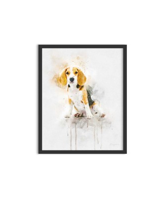 Beagle dog - watercolor painting Beagle dog - watercolor painting