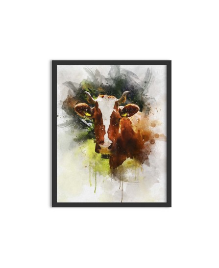Cow - watercolor painting Cow - watercolor painting