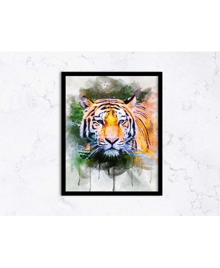 Тiger - watercolor painting