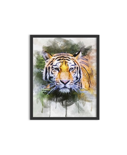 Тiger - watercolor painting