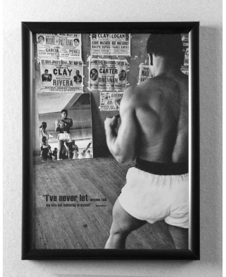 Muhammad Ali (Gym) - framed 20x30cm