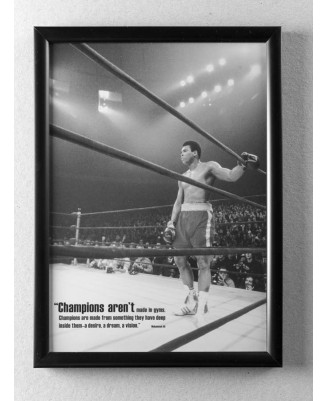 Muhammad Ali (Champions) - framed 20x30cm