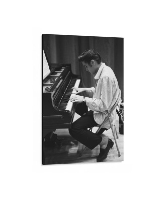 Elvis Presley la pian - tablou pe pânză