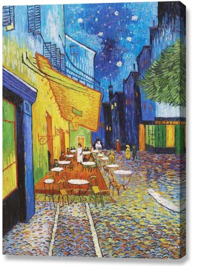 Van Gogh - Cafe Terrace at Night (canvas print)