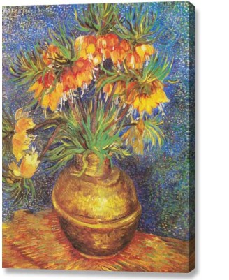 Van Gogh - Fritillaries in a Copper Vase (canvas print)
