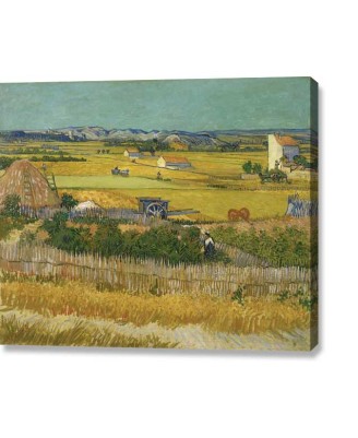 Van Gogh - Harvest 1888 (canvas print) Van Gogh - Harvest 1888 (canvas print)