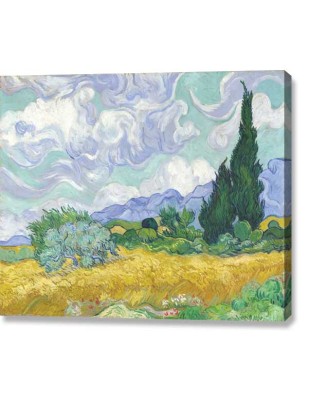 Van Gogh - Wheat Field with Cypresses (canvas print) Van Gogh - Wheat Field with Cypresses (canvas print)