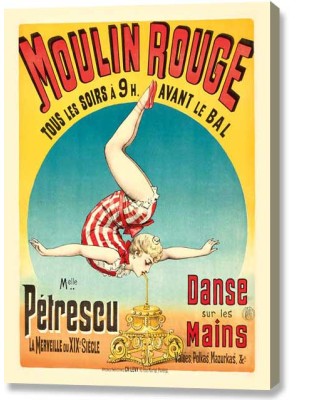 Moulin Rouge - 1889 (canvas print)