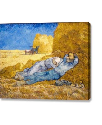 Van Gogh - Noon Rest from Work (canvas print) Van Gogh - Noon Rest from Work (canvas print)