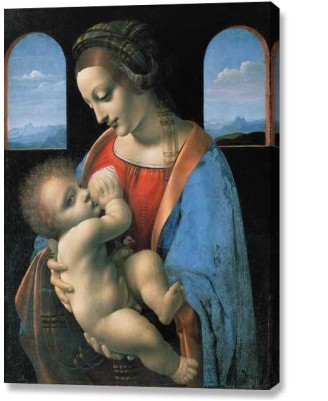 Леонардо Да Винчи - Madonna Litta (пано от канава) Леонардо Да Винчи - Madonna Litta (пано от канава)