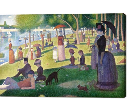 Georges Seurat - A Sunday on La Grande Jatte 1884 (canvas print)