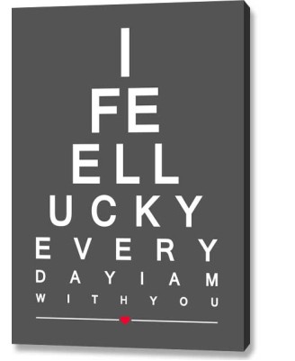 I Feel Lucky (canvas print)