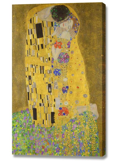 Gustav Klimt - The Kiss (canvas print)