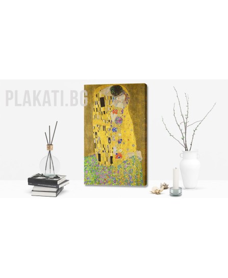 Gustav Klimt - The Kiss (canvas print)