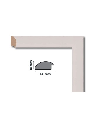Custom size picture framing “White Uni 2” Custom size picture framing “White Uni 2”