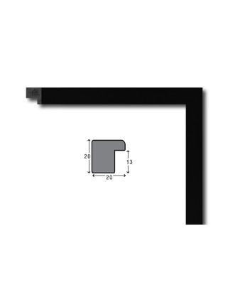 Custom size picture framing „Black Uni 1” Custom size picture framing „Black Uni 1”