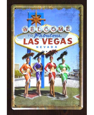 Las Vegas - tin sign 20x30cm Las Vegas - tin sign 20x30cm