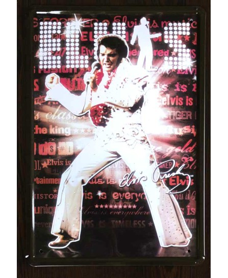 Elvis Presley (Rock) - tin sign 20x30cm Elvis Presley (Rock) - tin sign 20x30cm