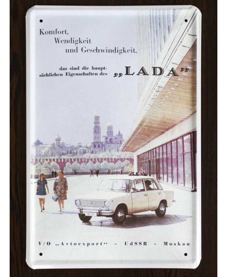 Lada 1200 (VAZ 2101) - tin sign 20x30cm