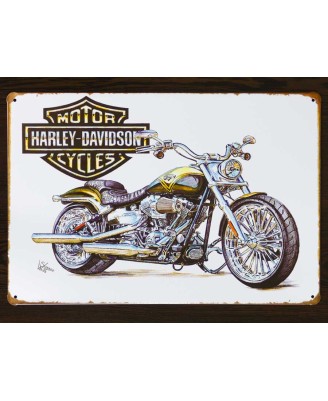 Harley Davidson (Bike) - tin sign 20x30cm