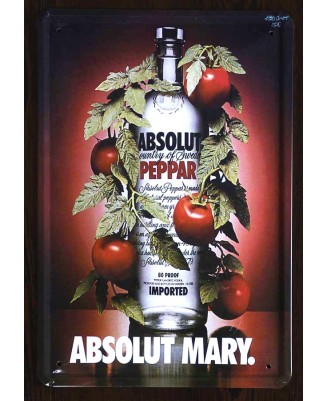 Absolute Mary - tin sign 20x30cm