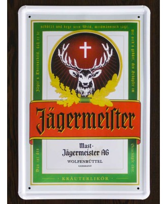 Jagermeister - tin sign 20x30cm