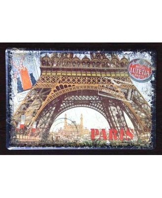 Paris (Eiffel Tower) - tin sign 20x30cm Paris (Eiffel Tower) - tin sign 20x30cm