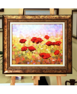 Poppies 002 - ulei pe panza 40x50cm