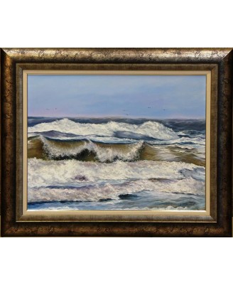 Peisaj marin 007 - ulei pe panza 60x46cm