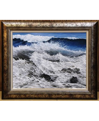 Peisaj marin 009 - ulei pe panza 60x46cm