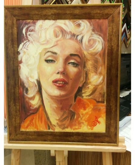 Marilyn Monroe Portrait - ulei pe panza 40x50cm
