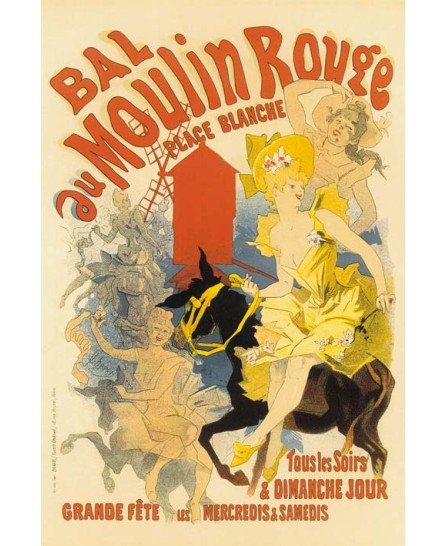 Jules Chéret - Bal du Moulin Rouge