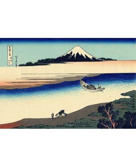 Katsushika Hokusai - Tama River in Musashi Province