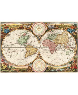 Map of The World (Stoopendaal-1730) Map of The World (Stoopendaal-1730)