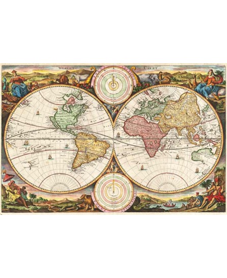 Map of The World (Stoopendaal-1730)