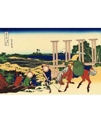 Katsushika Hokusai - Senju, Musashi Province