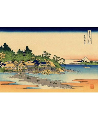 Katsushika Hokusai - Enoshima in Sagami Province