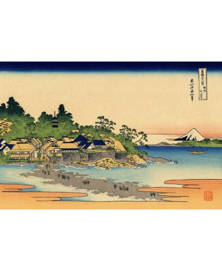 Katsushika Hokusai - Enoshima in Sagami Province Katsushika Hokusai - Enoshima in Sagami Province