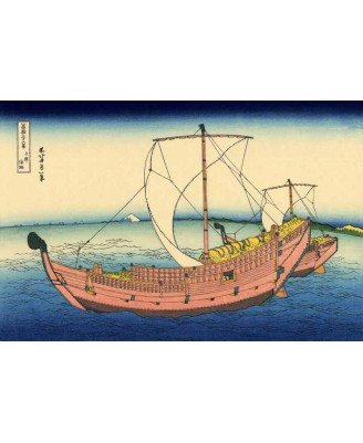 Katsushika Hokusai - The Kazusa Province sea route