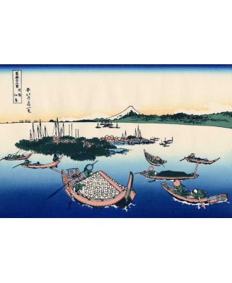 Katsushika Hokusai - Tsukuda Island in Musashi Province