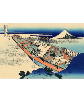 Katsushika Hokusai - Ushibori in Hitachi Province