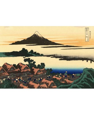 Katsushika Hokusai - Dawn at Isawa in Kai Province