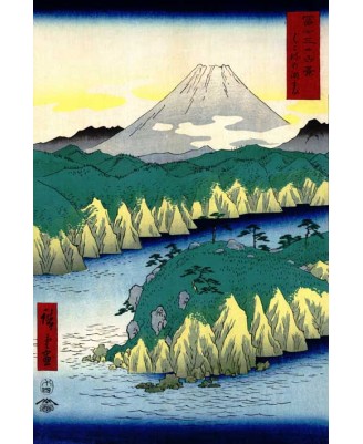 Utagawa Hiroshige - Lake at Hakone