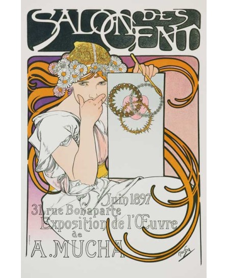 Алфонс Муха - Salon Des Cent (1897)