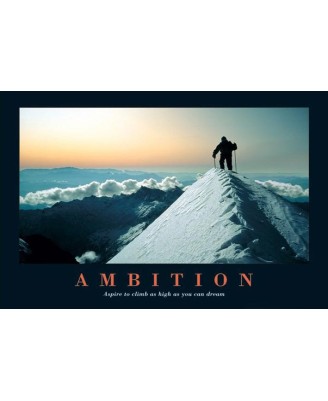 Motivational Poster - Ambition