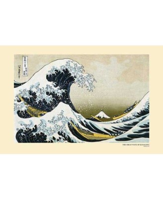 Katsushika Hokusai - Great Wave off Kanagawa (border)