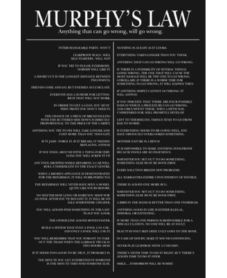 Murphy's Law (epigrams) Murphy's Law (epigrams)