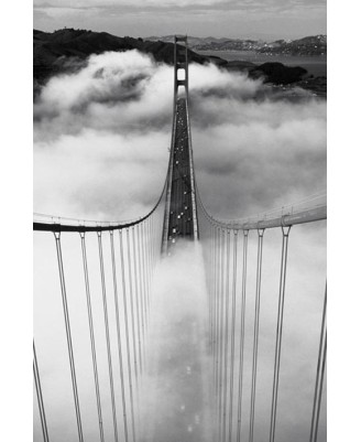 San Francisco - Golden Gate Bridge (Foggy Morning)